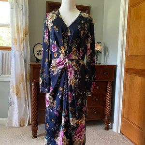 NWT Adrianna Papell floral midi dress 8